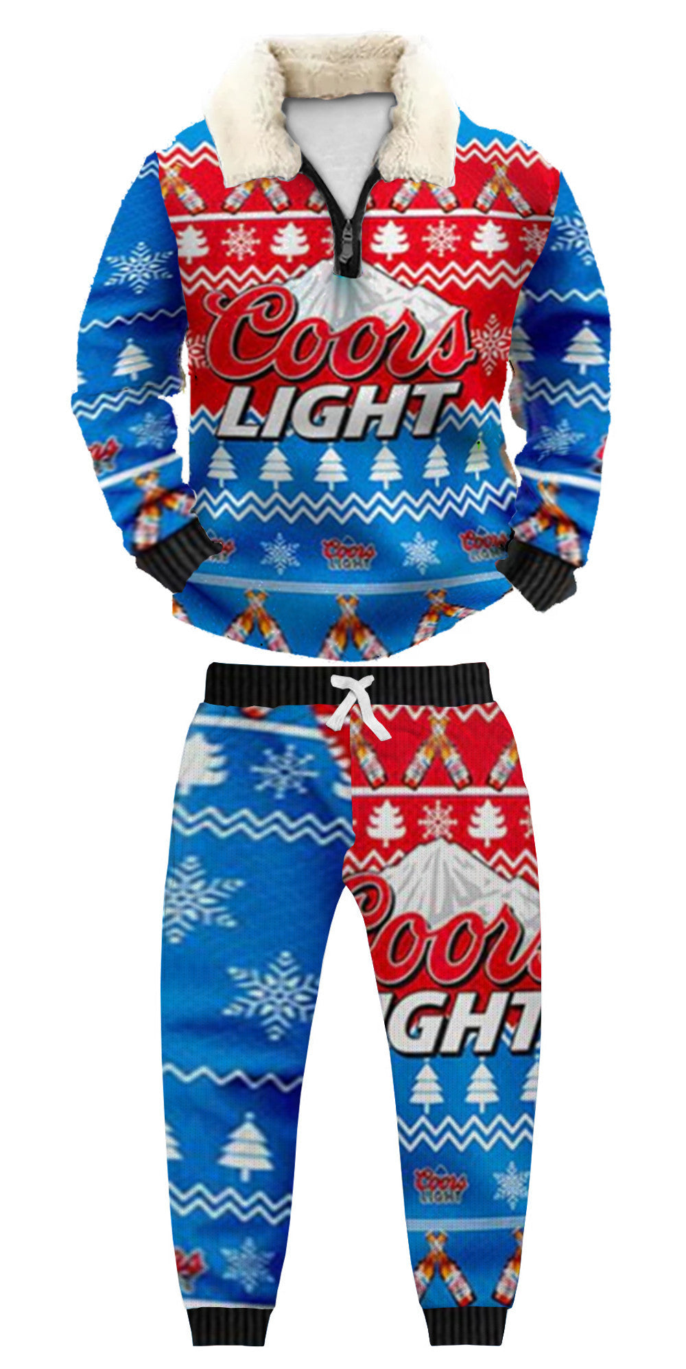 Ugly Quarter Zip Sweatshirt & Sweatpant Set 6a51