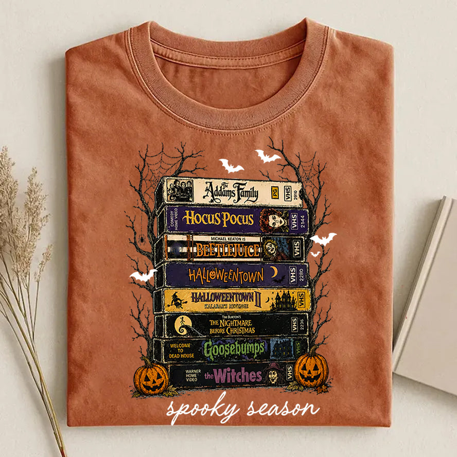 Vintage Halloween VHS T-shirt