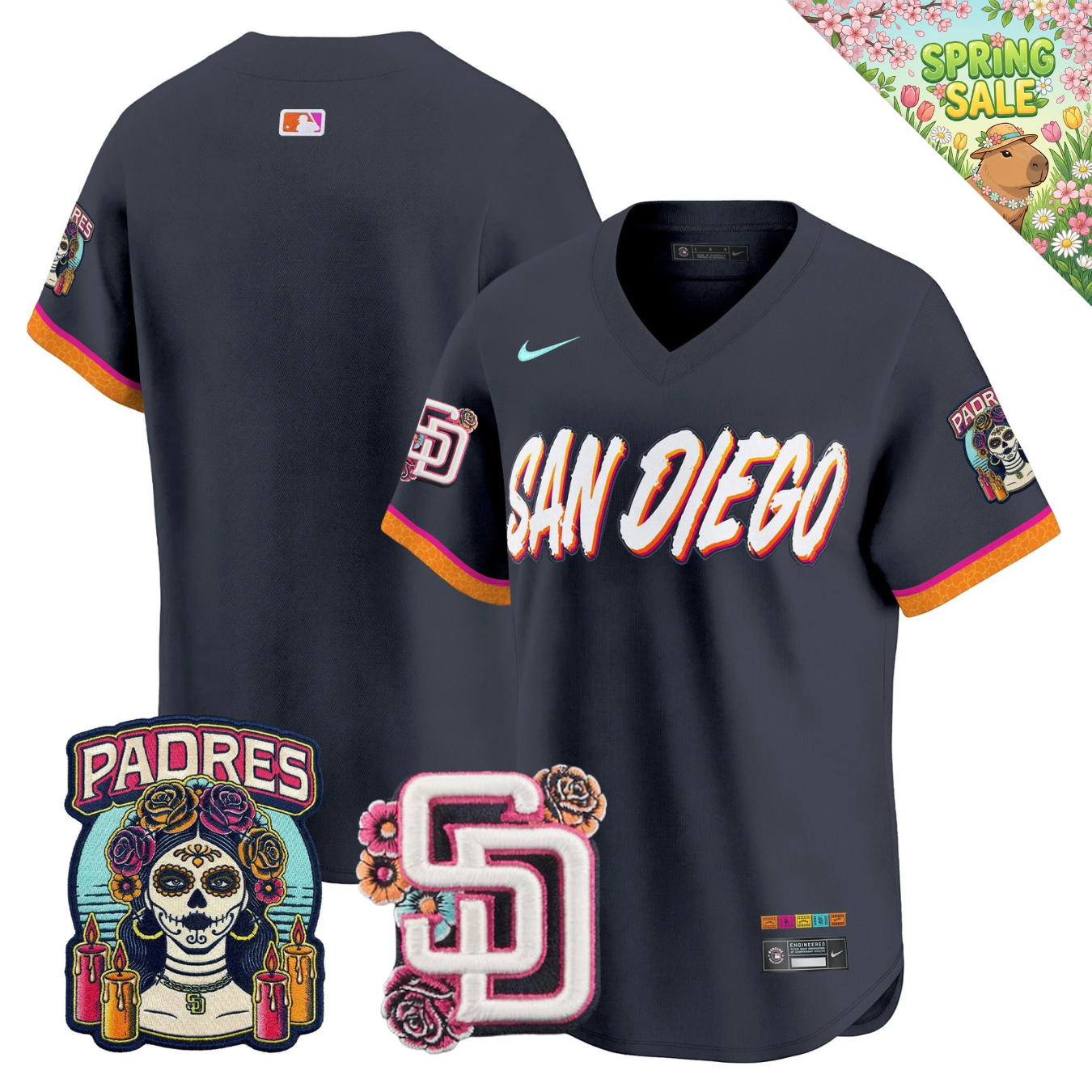 SD 2026 Baseball Jersey – City Connect Edition – All Stitched