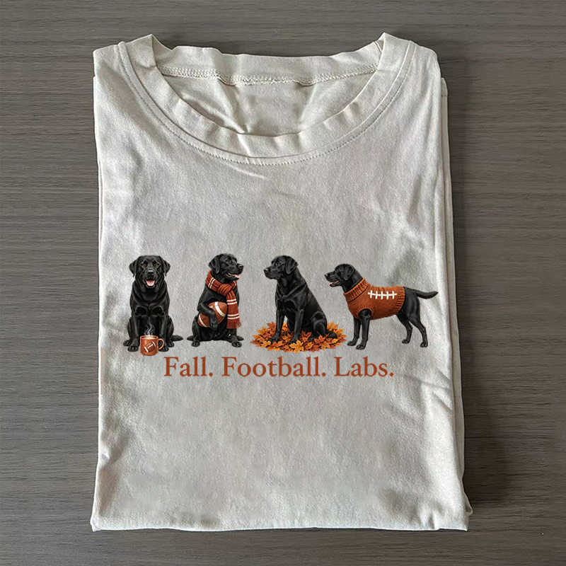 Fall Black Lab T-shirt