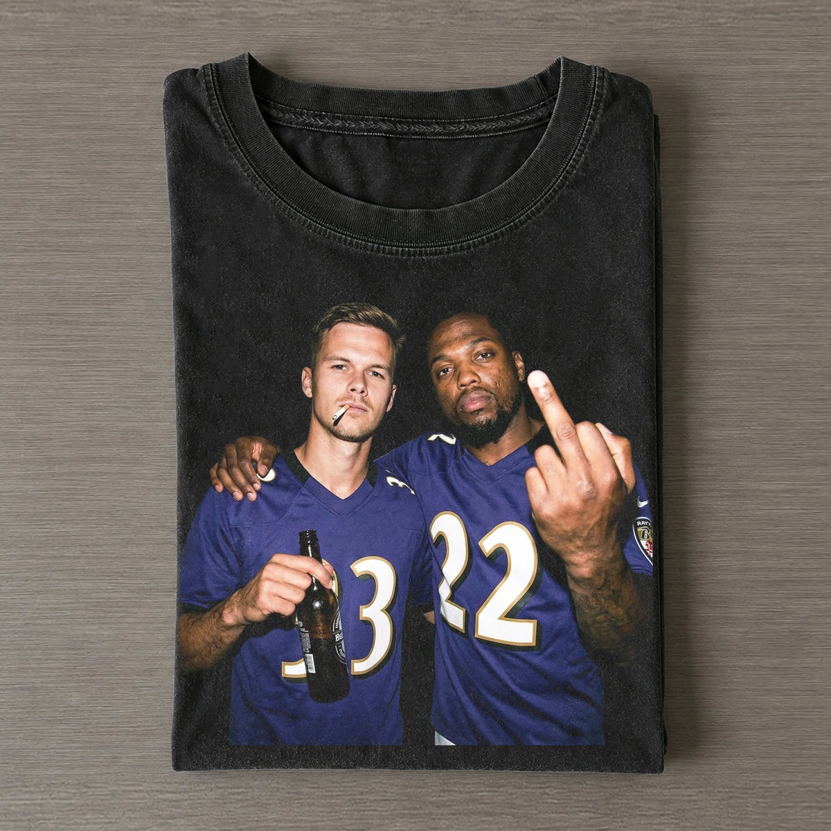 TL33 & DH22 Ravens Football T-shirt