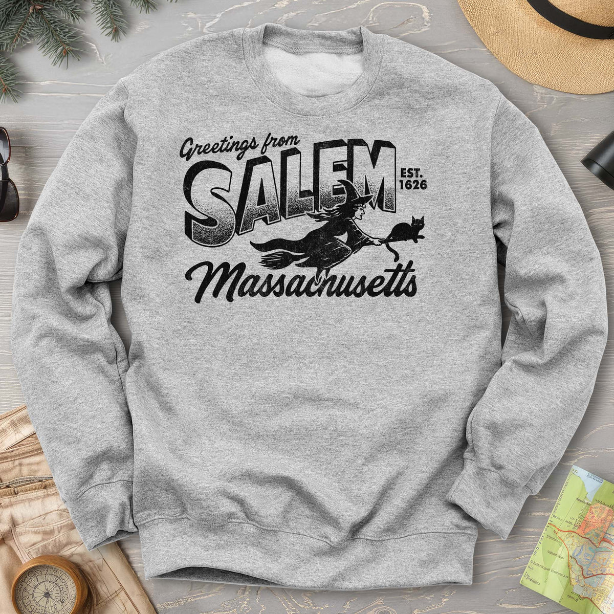 Greetings from Salem Massachusetts Sweatshirt