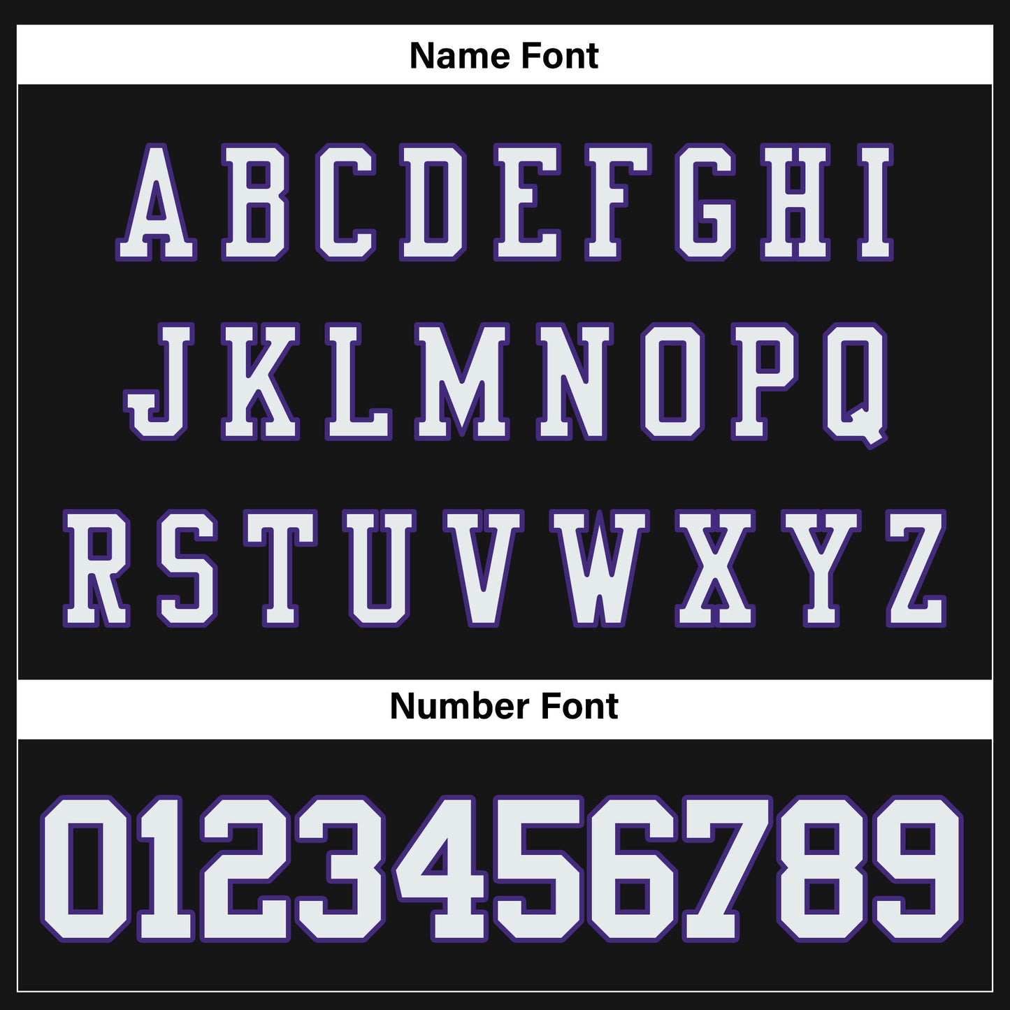 Black White-Purple Mesh Custom Football Jersey