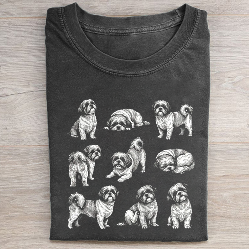 Cute Dog Poses T-shirt