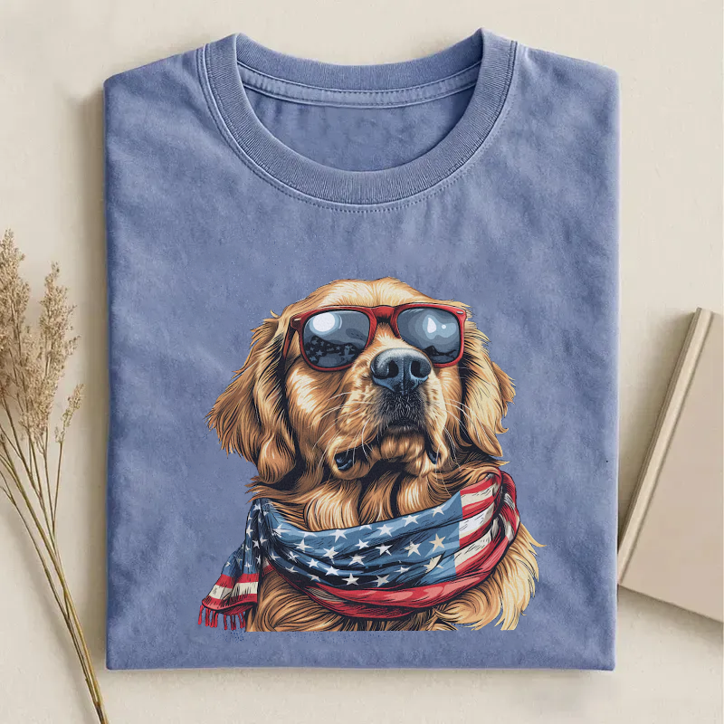 Patriotic Dog Breed T-shirt