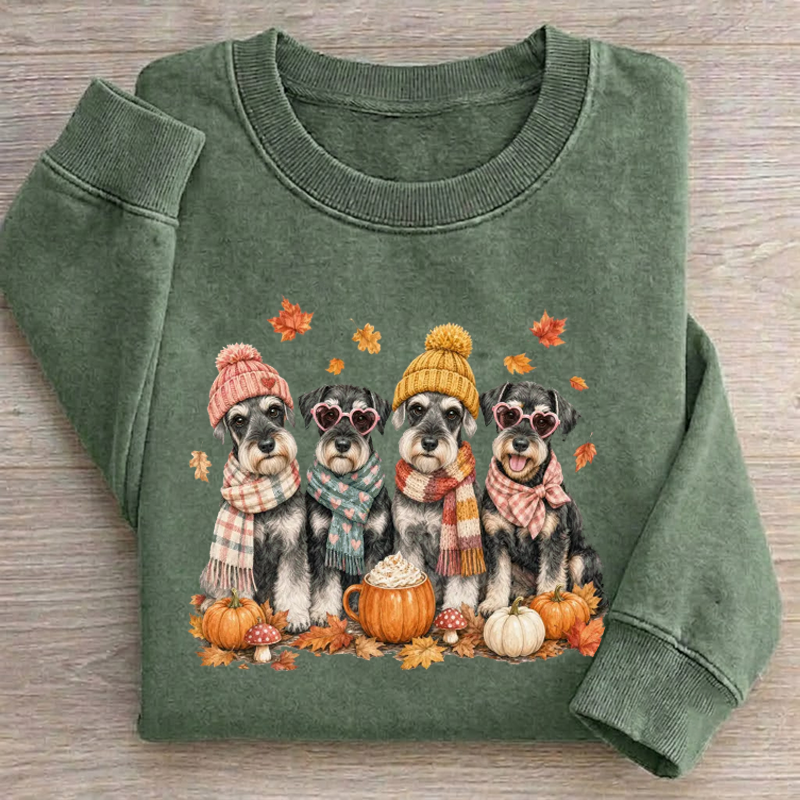 Fall Schnauzer Sweatshirt