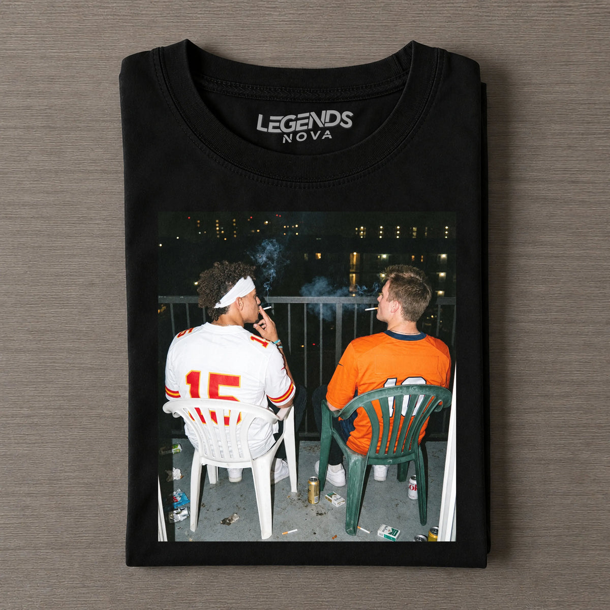 PM15 Chiefs & BN10 Broncos Football Tee