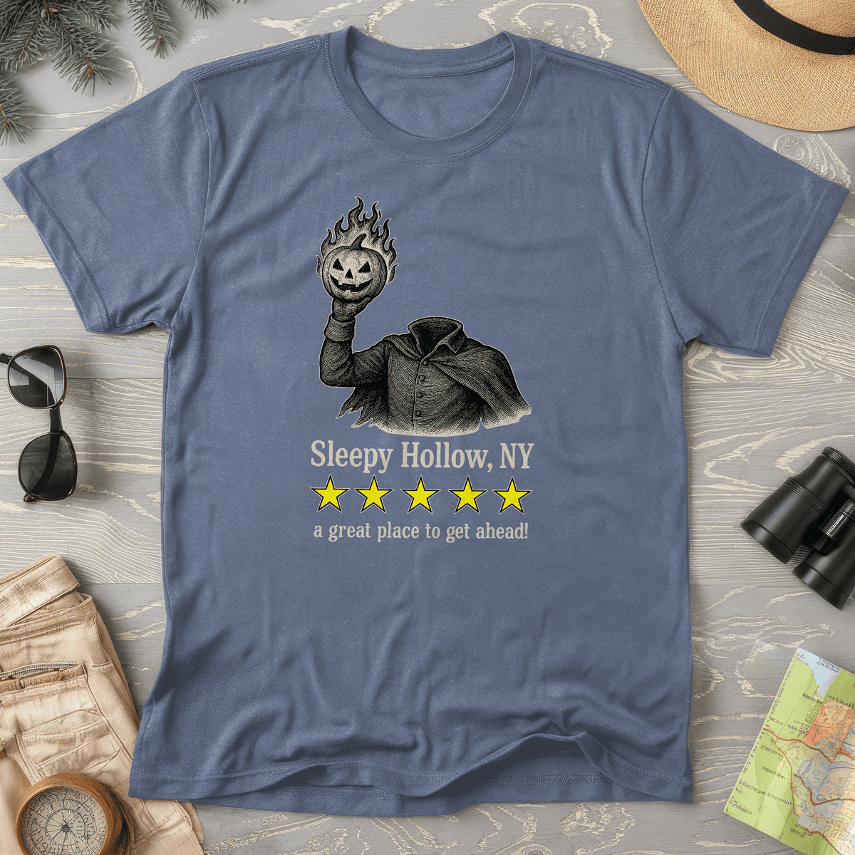 Sleep Hollow NY "5 Star Review" T-Shirt