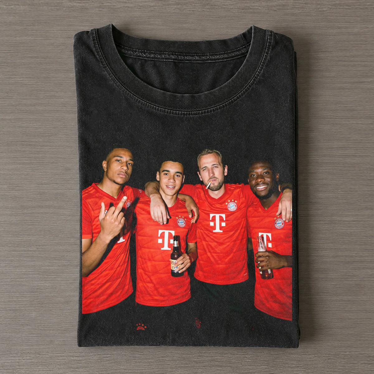 MO & JM & HK &AD Bayern Soccer T-shirt
