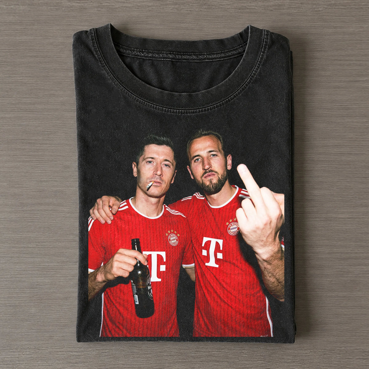 HK & Lewandowski Bayern Soccer T-shirt