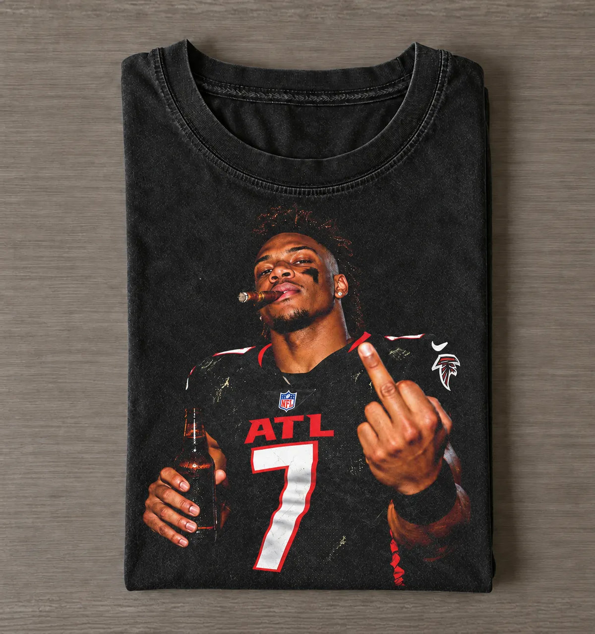Bijan Robinson 7 Atlanta Falcons Football T-shirt