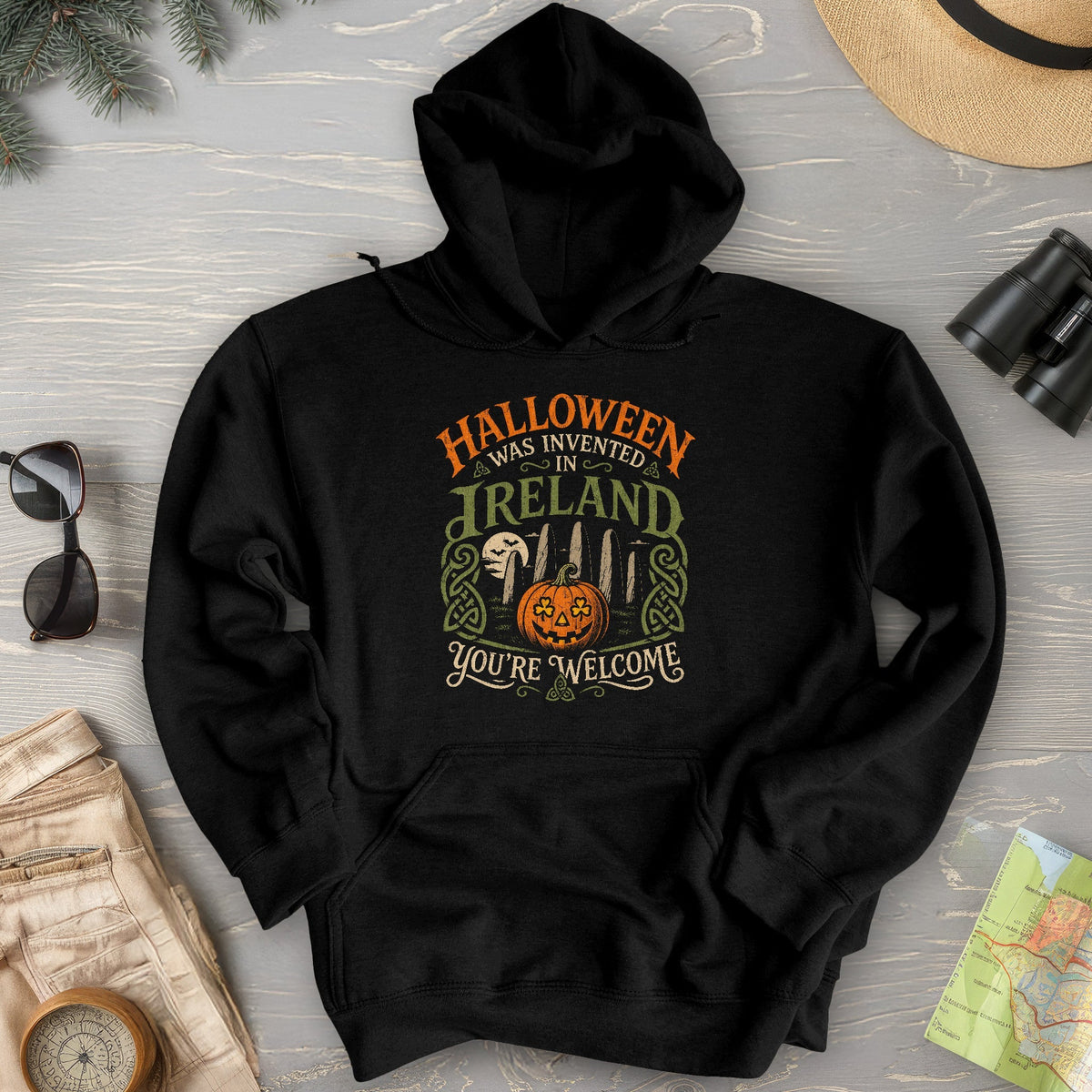 Invented In Ireland Halloween Hoodie