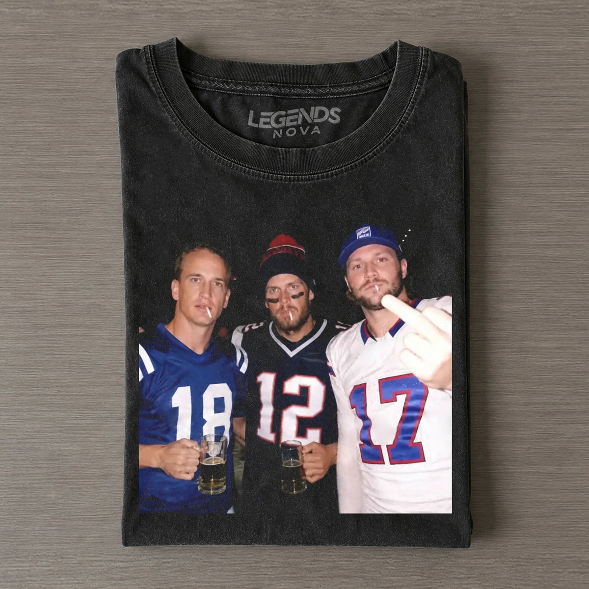 PM18& TB12 & JA17 Football T-shirt