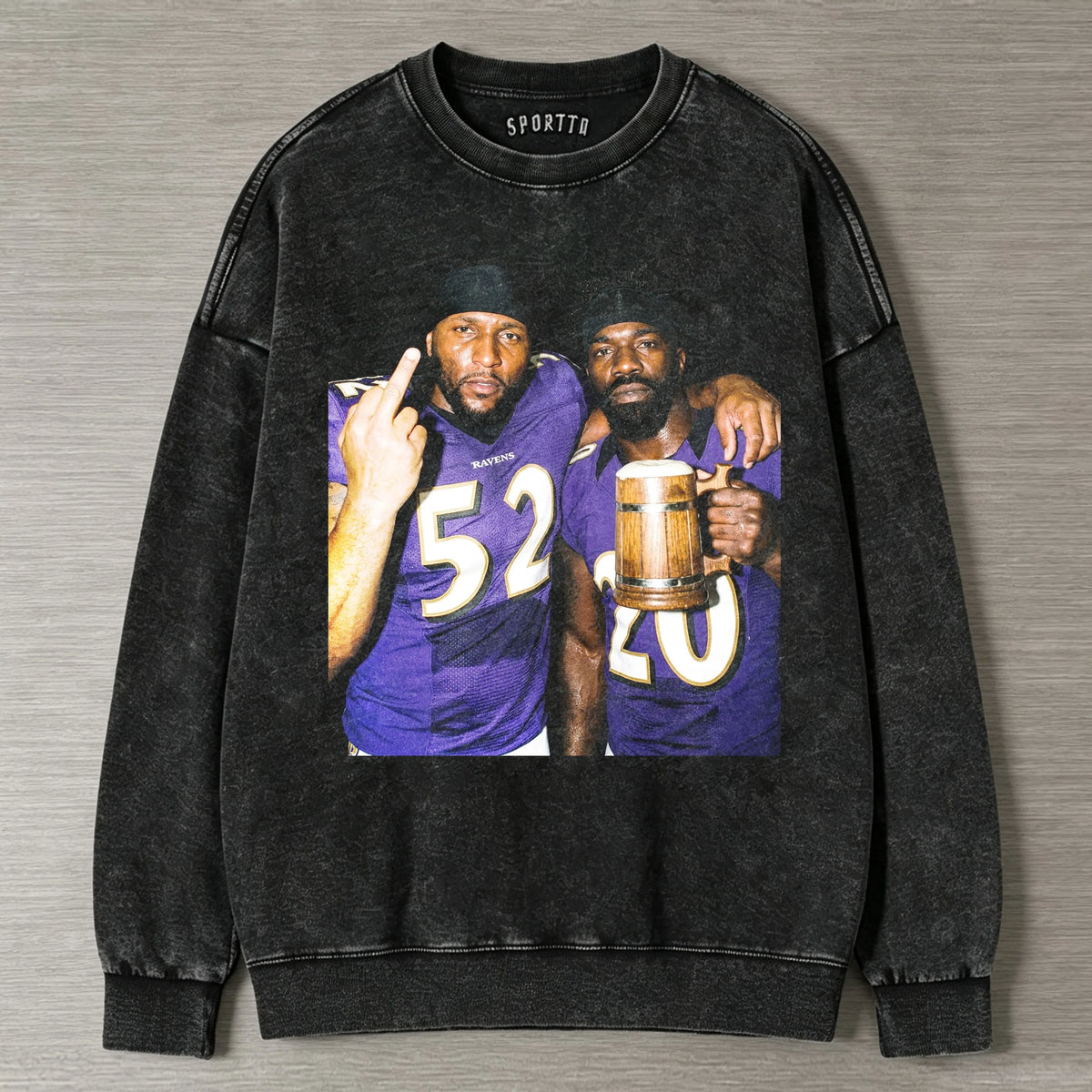 RL52 & ER20 Ravens Football Tee/LS/Hoodie