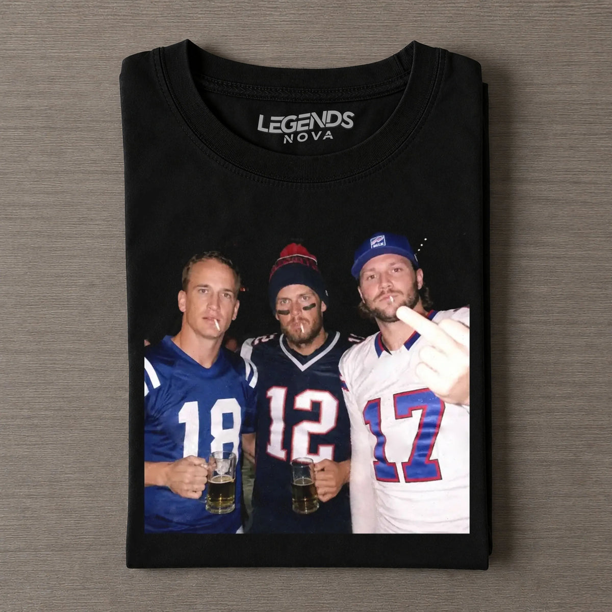 PM18& TB12 & JA17 Football T-shirt