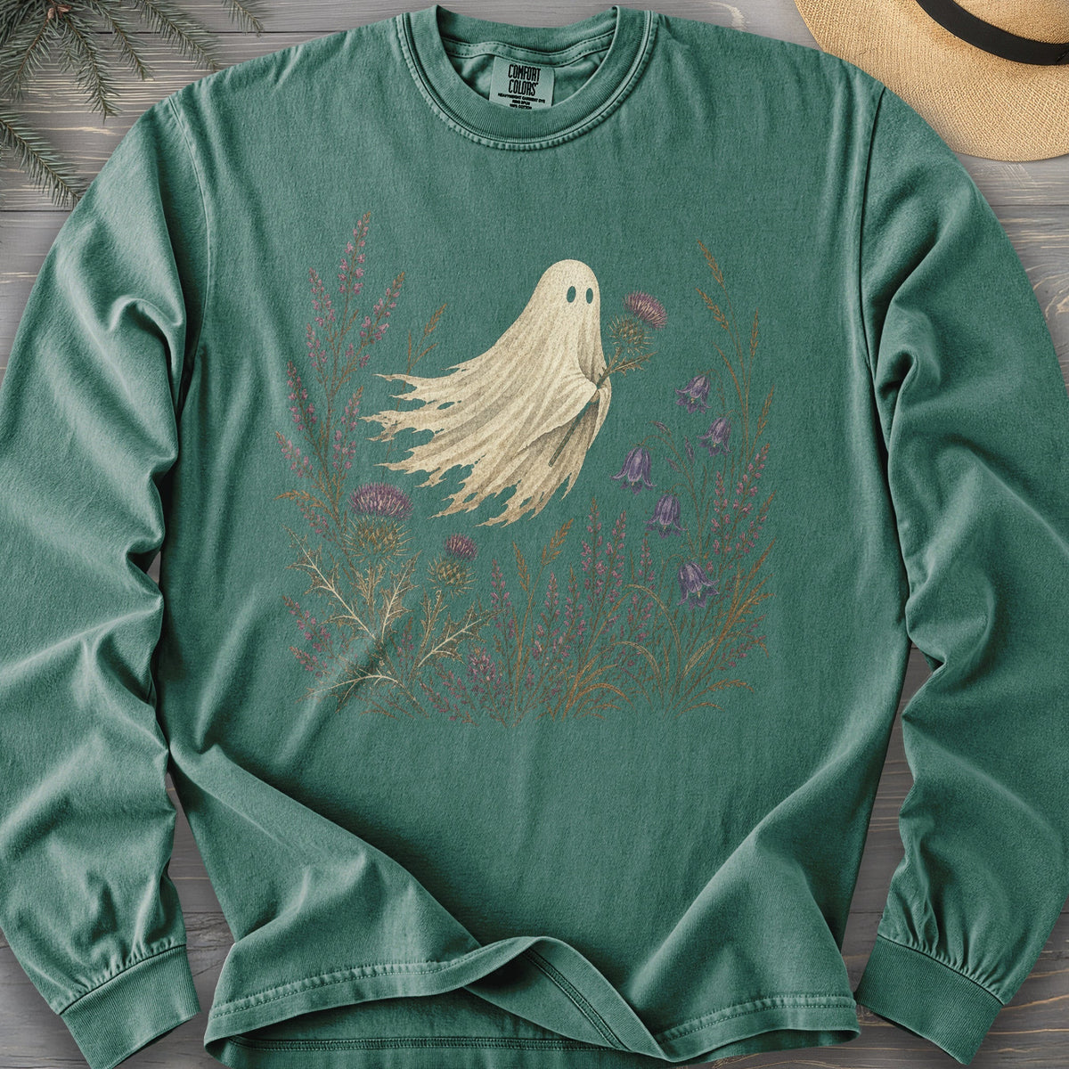 Thistle Ghost Florals Long Sleeve Shirt