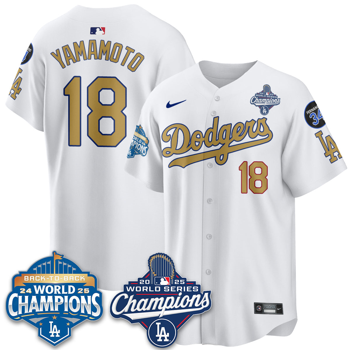 LAD 2026 Baseball Jersey – Championship Edition – All Stitched