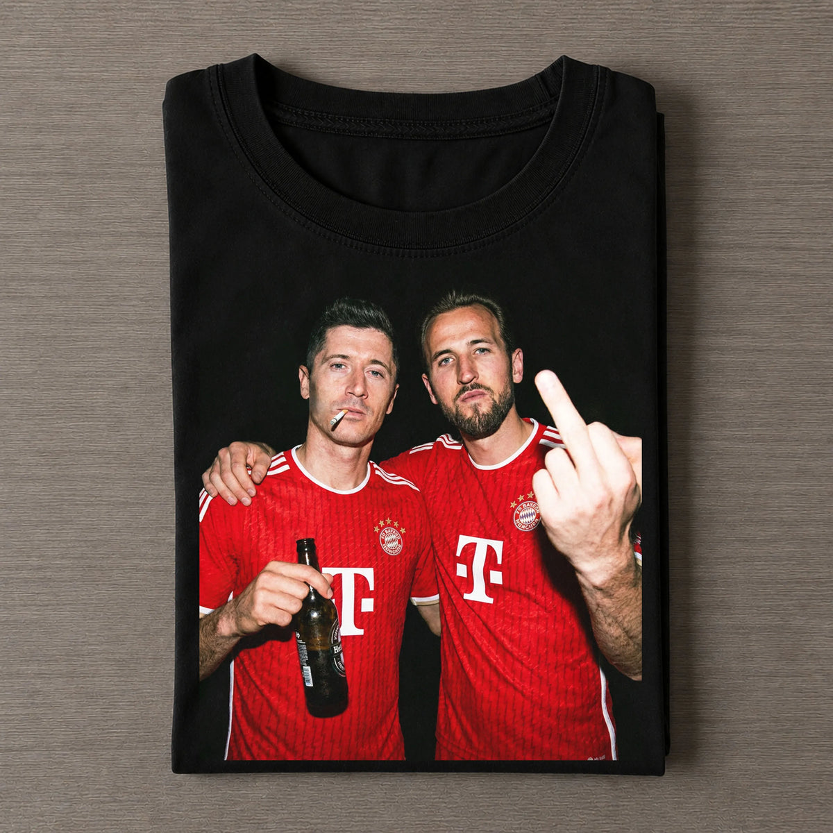 HK & Lewandowski Bayern Soccer T-shirt