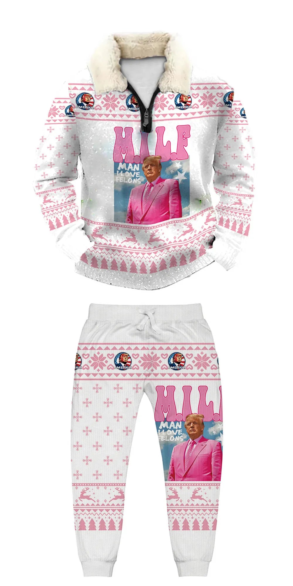 Ugly Quarter Zip Sweatshirt & Sweatpant Set af1f 1961