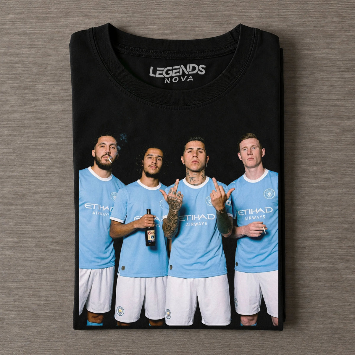 SA & PF & EF & KDB Man City T-shirt