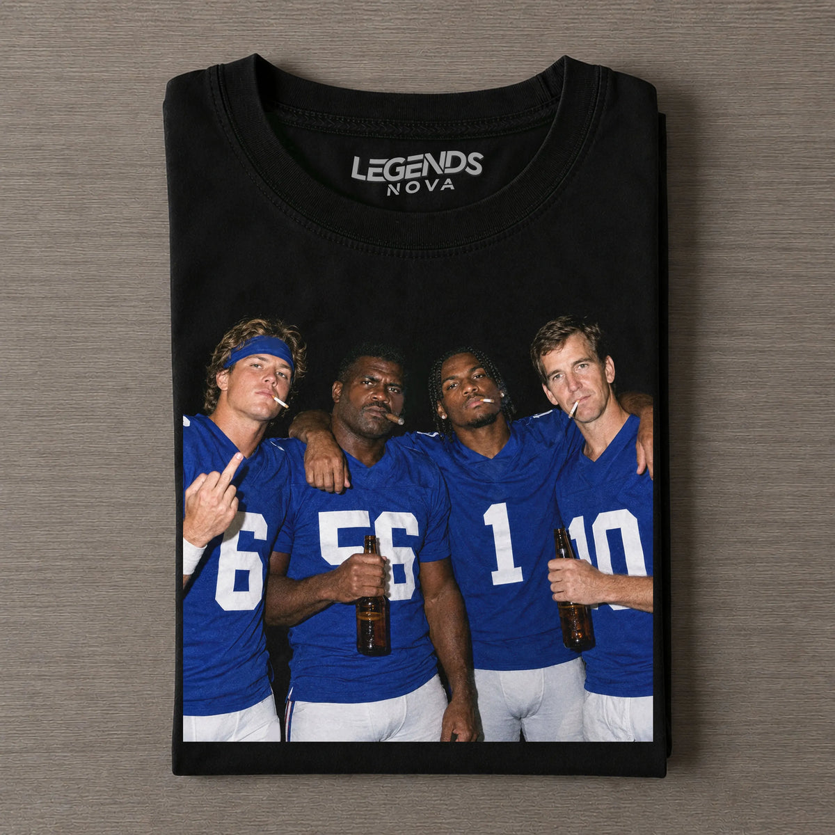 JD6 & MN1 & LT56 & EM10 Giants Football Tee