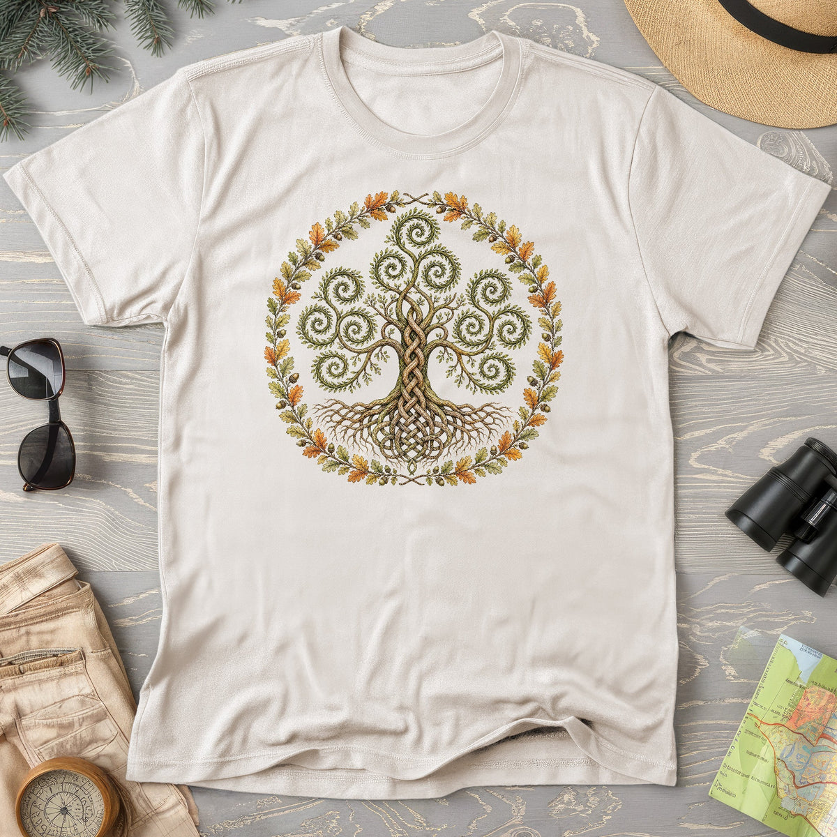 Triskele Tree Of Life T-Shirt