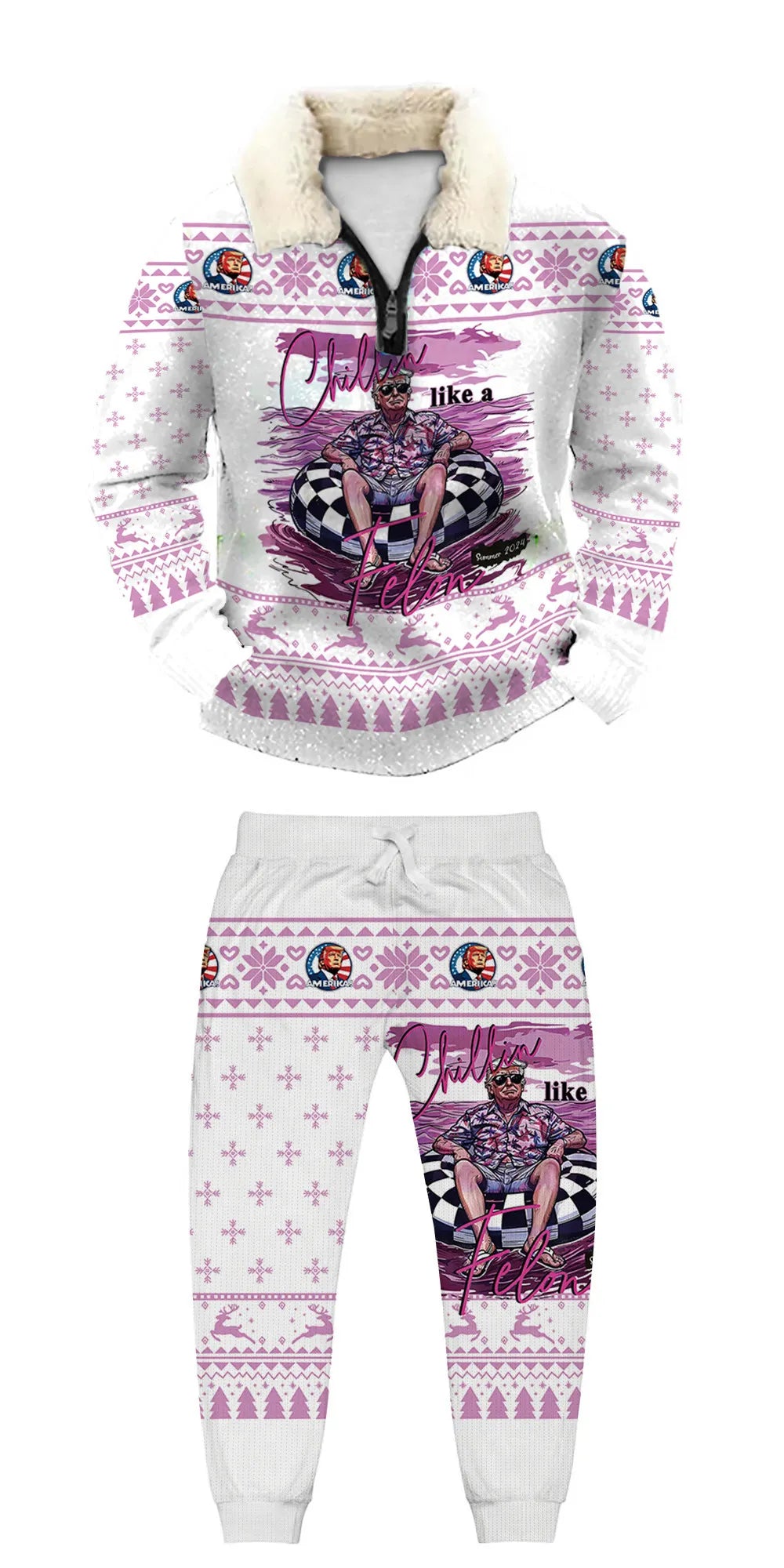 Ugly Quarter Zip Sweatshirt & Sweatpant Set af1f d1ad