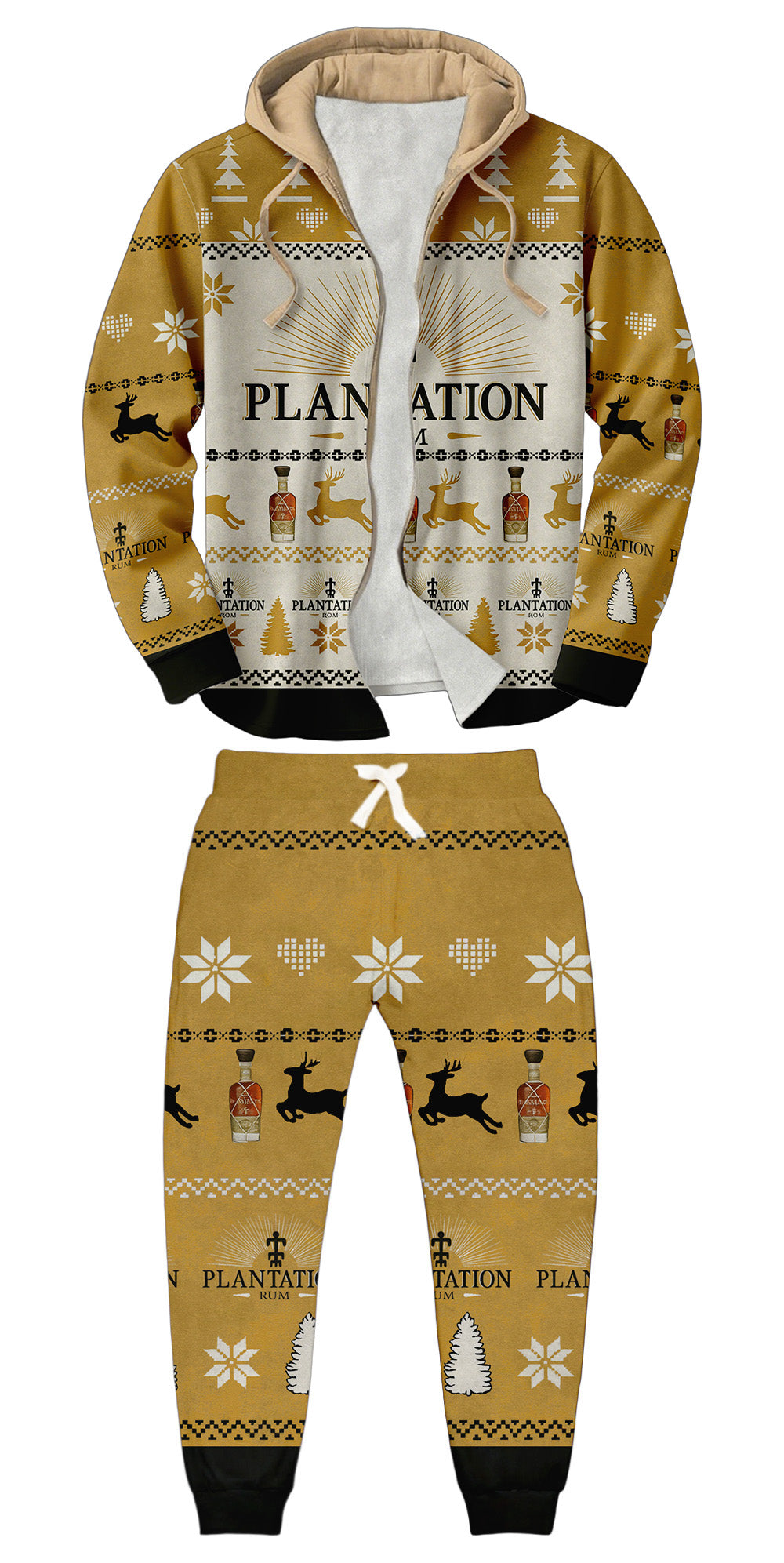 Ugly Zip Hoodie & Sweatpant Set 6234j 658c83