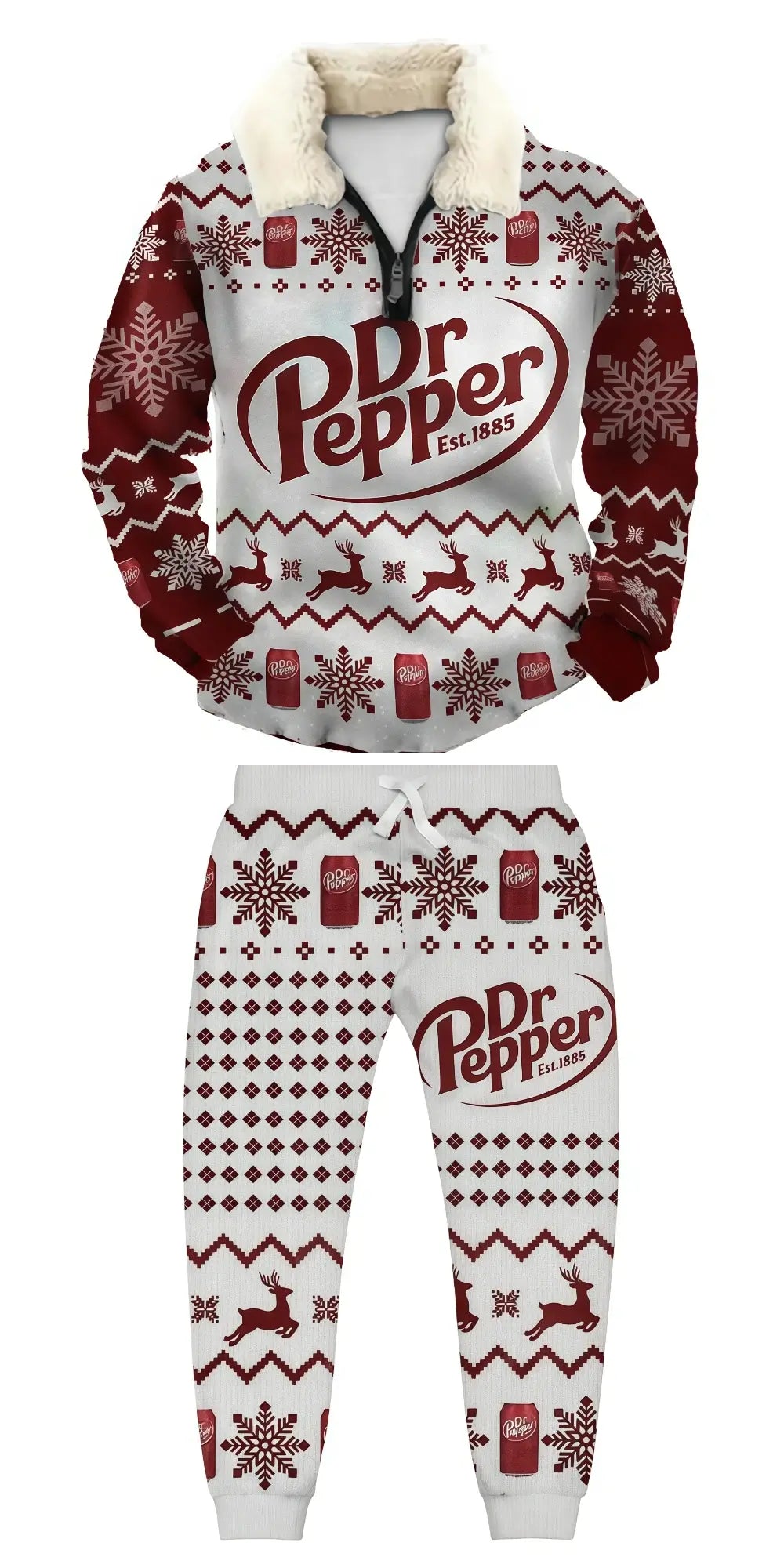 Classic Ugly Quarter Zip Sweatshirt & Sweatpant Set