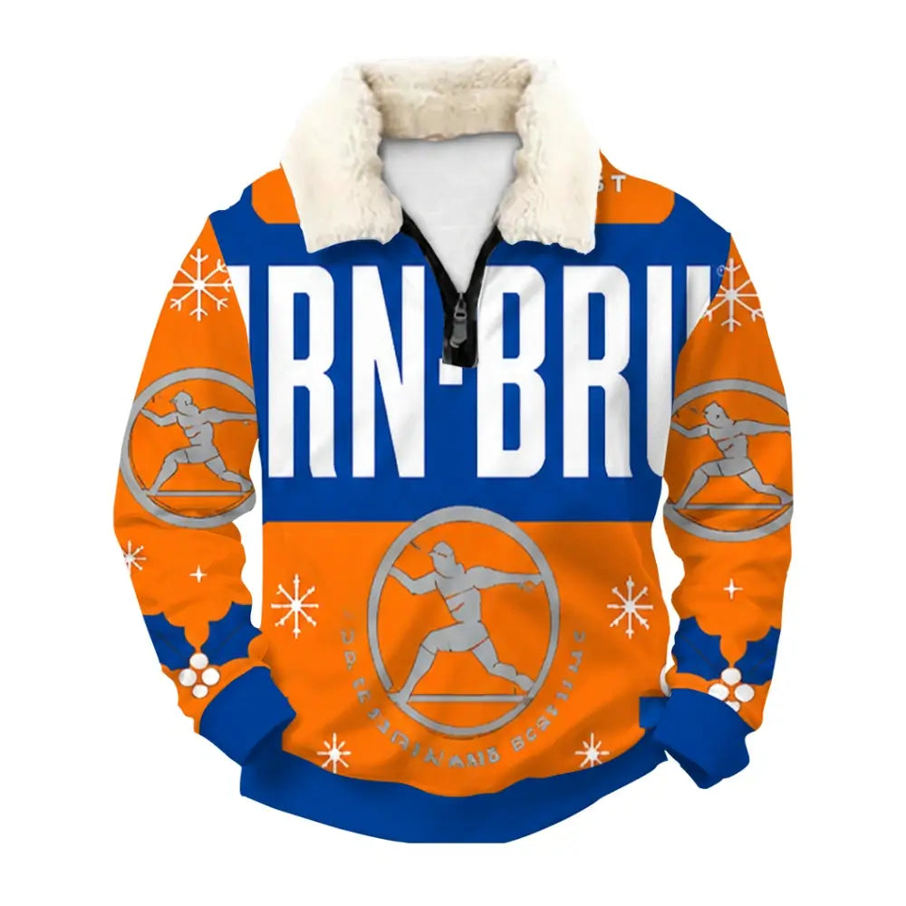 Crazy Party Outfit Ugly Quarter Zip Sweatshirt & Sweatpant Set