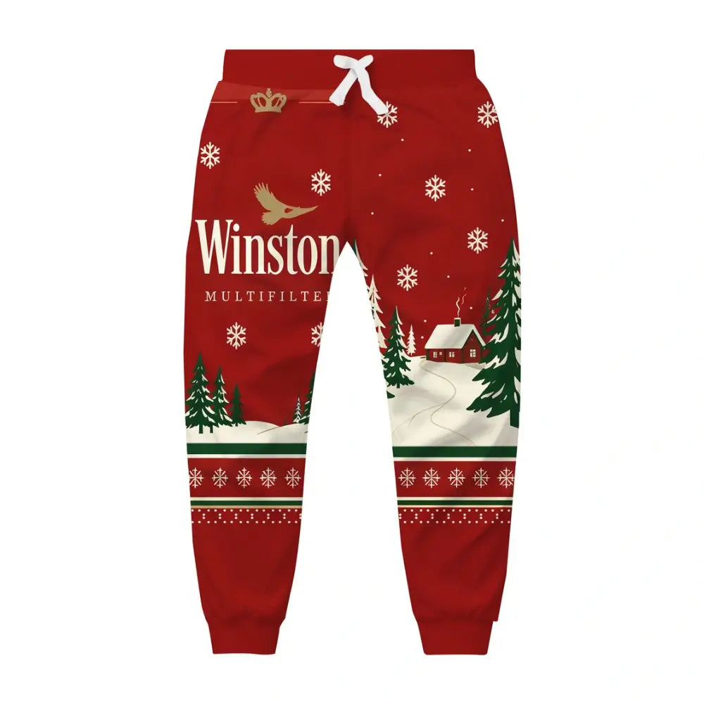 Crimson Smoke Ugly Quarter Zip Sweatshirt & Sweatpant Set
