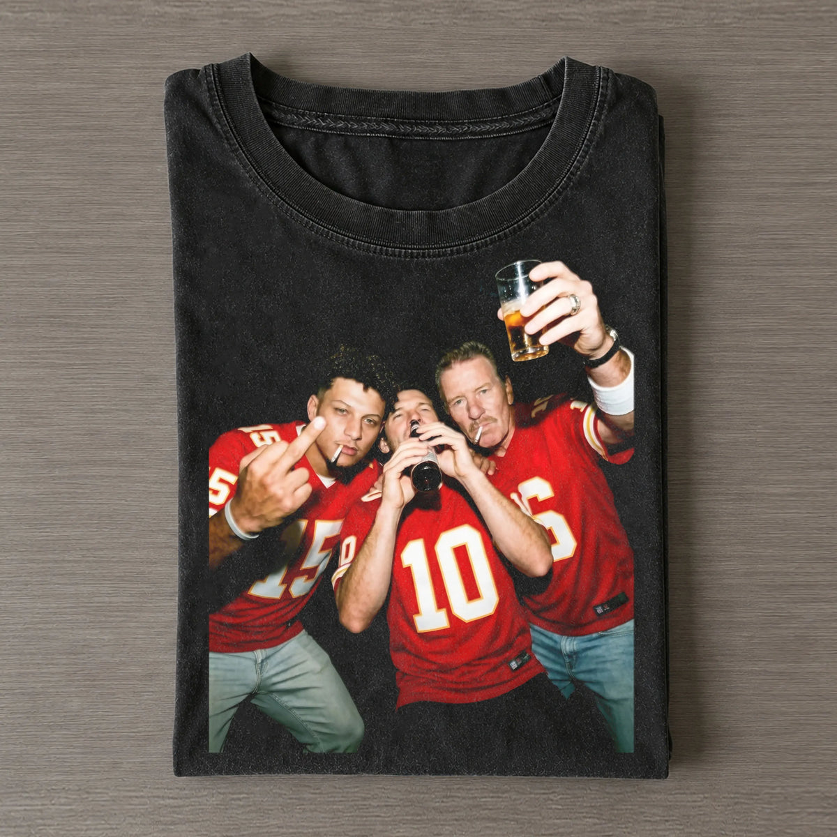 LD16 & TG10 & PM15 Chiefs Football T-shirt