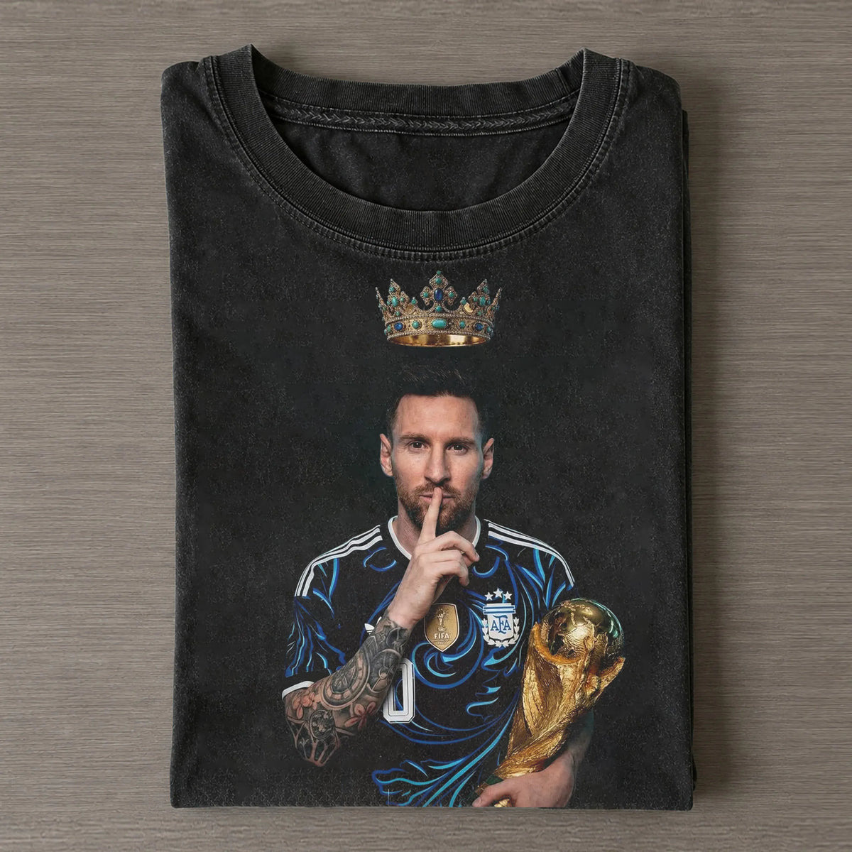 LM King Crown Shush Vintage Washed Tee