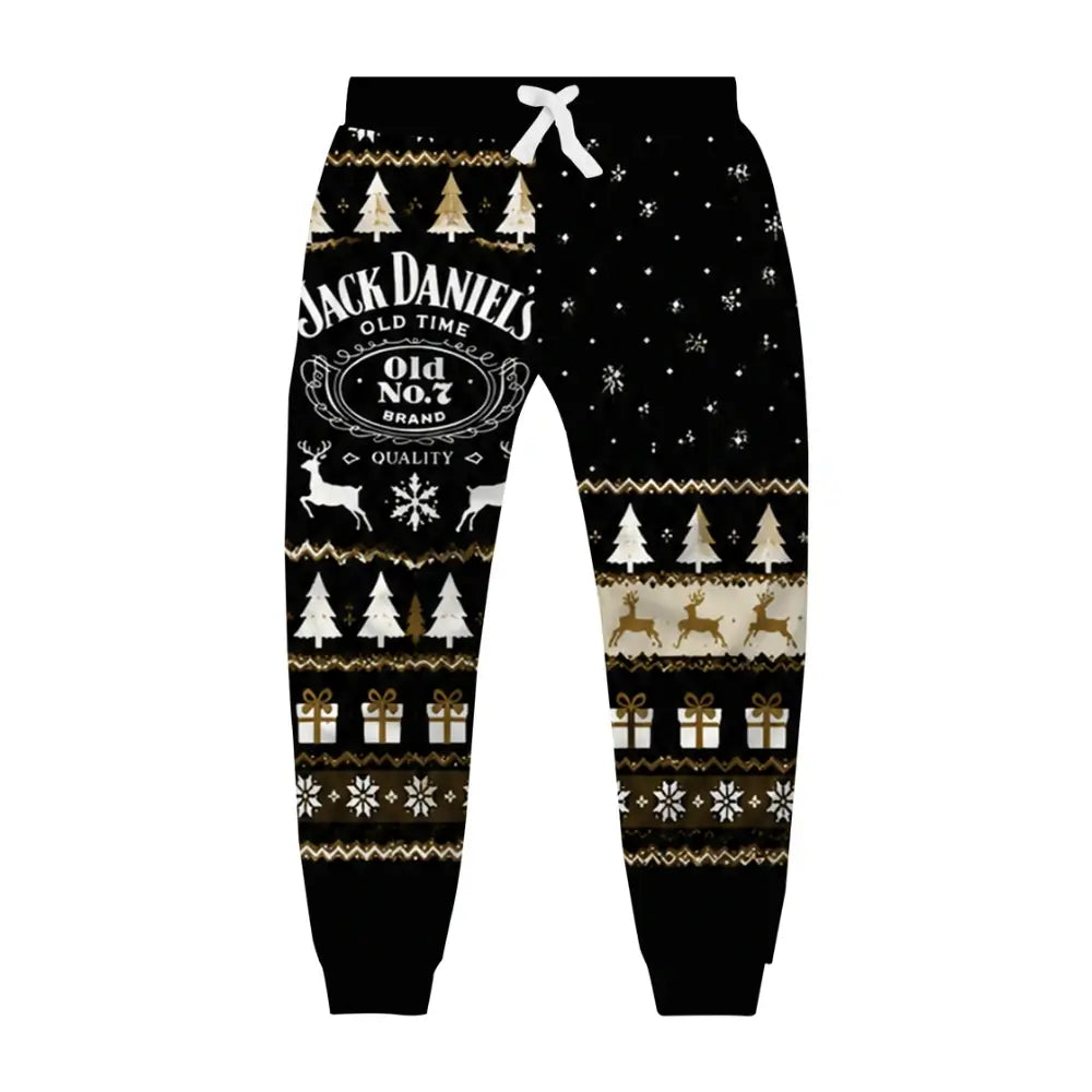 Dark Whiskey Ugly Quarter Zip Sweatshirt & Sweatpant Set