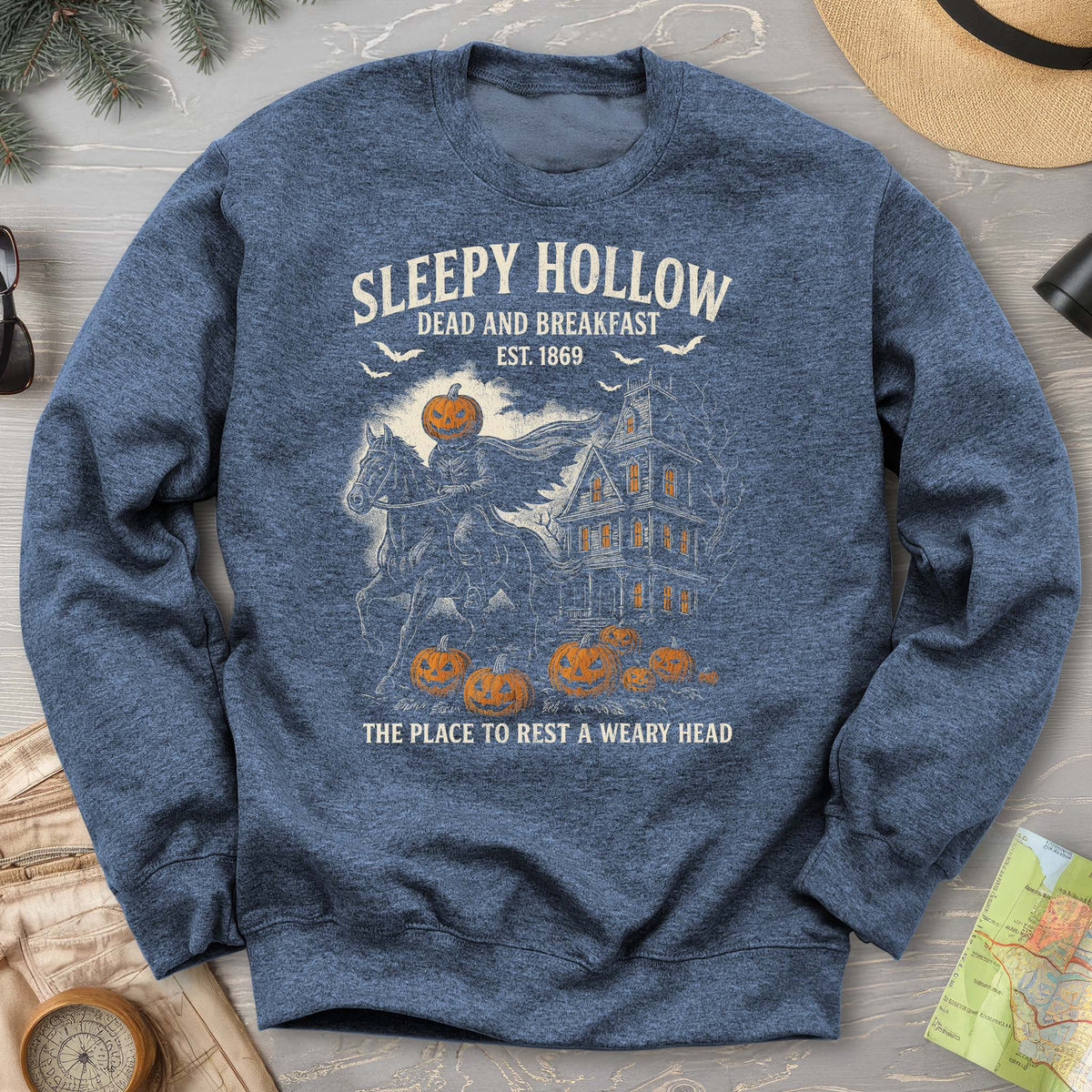 Sleepy Hollow Dead and Breakfast Sweatshirt