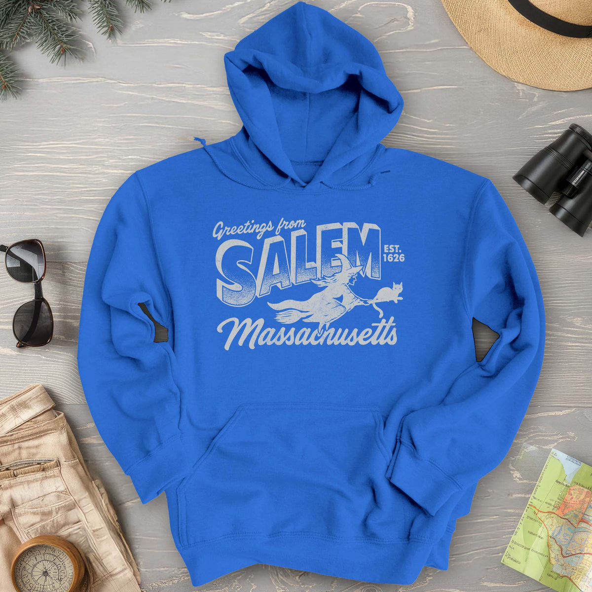 Greetings from Salem Massachusetts Hoodie