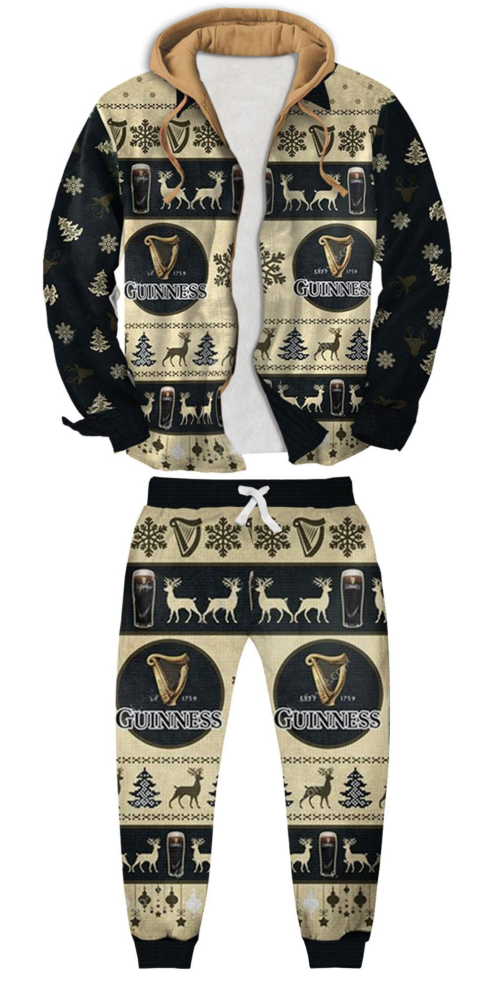 Ugly Zip Hoodie & Sweatpant Set 2451