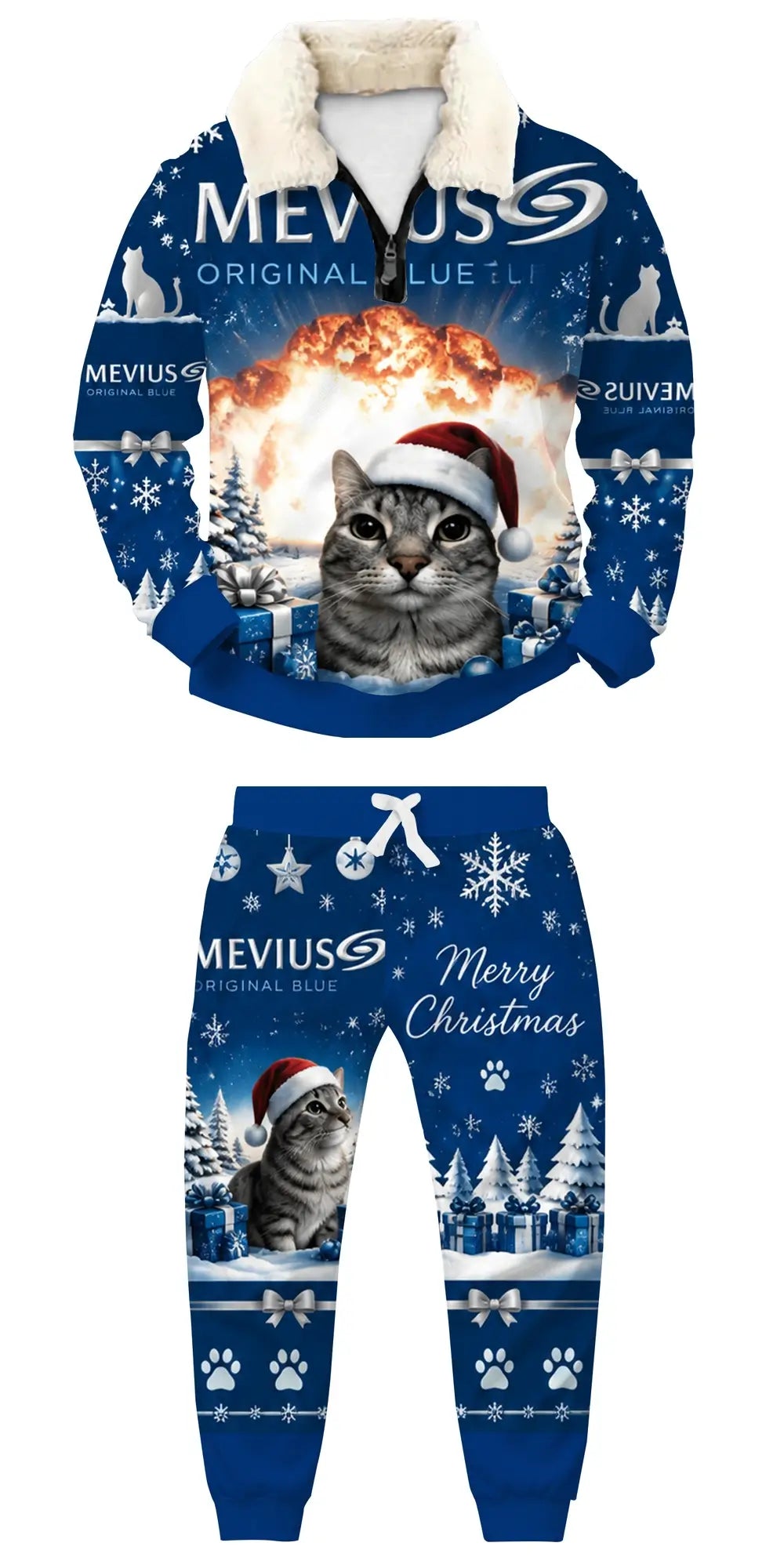Funny Ugly Quarter Zip Sweatshirt & Sweatpant Set