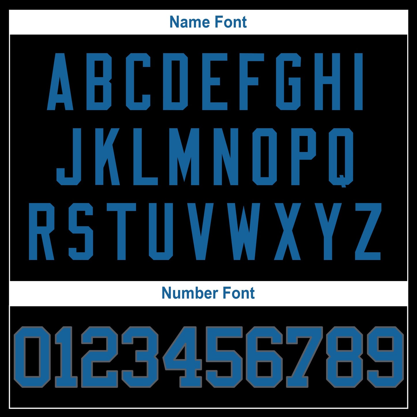 Black Alternate Blue-Gray Authentic Custom Football Jersey