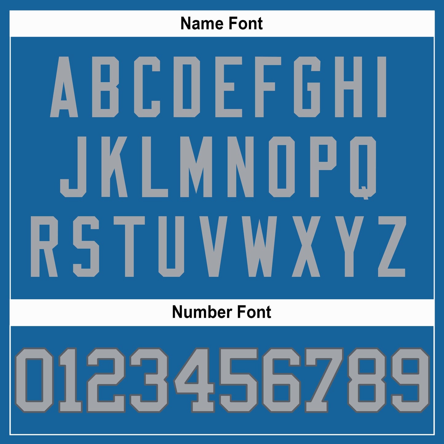 Blue Alternate Gray Authentic Custom Football Jersey