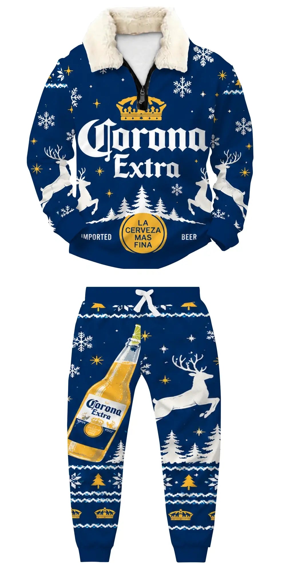 Good Time Club Ugly Quarter Zip Sweatshirt & Sweatpant Set