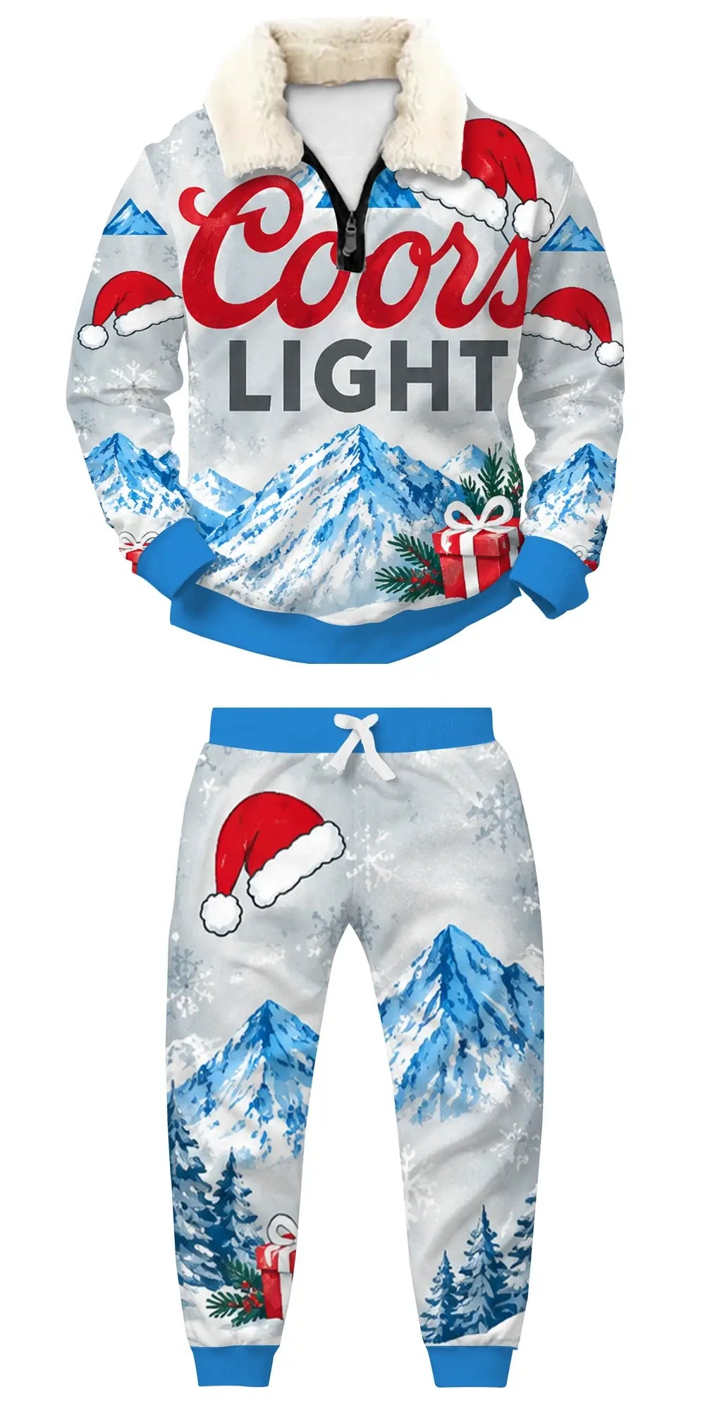 Good Times Cost Ugly Quarter Zip Sweatshirt & Sweatpant Set