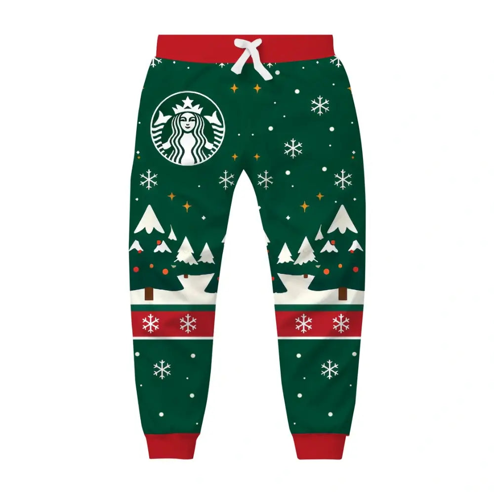 Green Coffee Ugly Quarter Zip Sweatshirt & Sweatpant Set