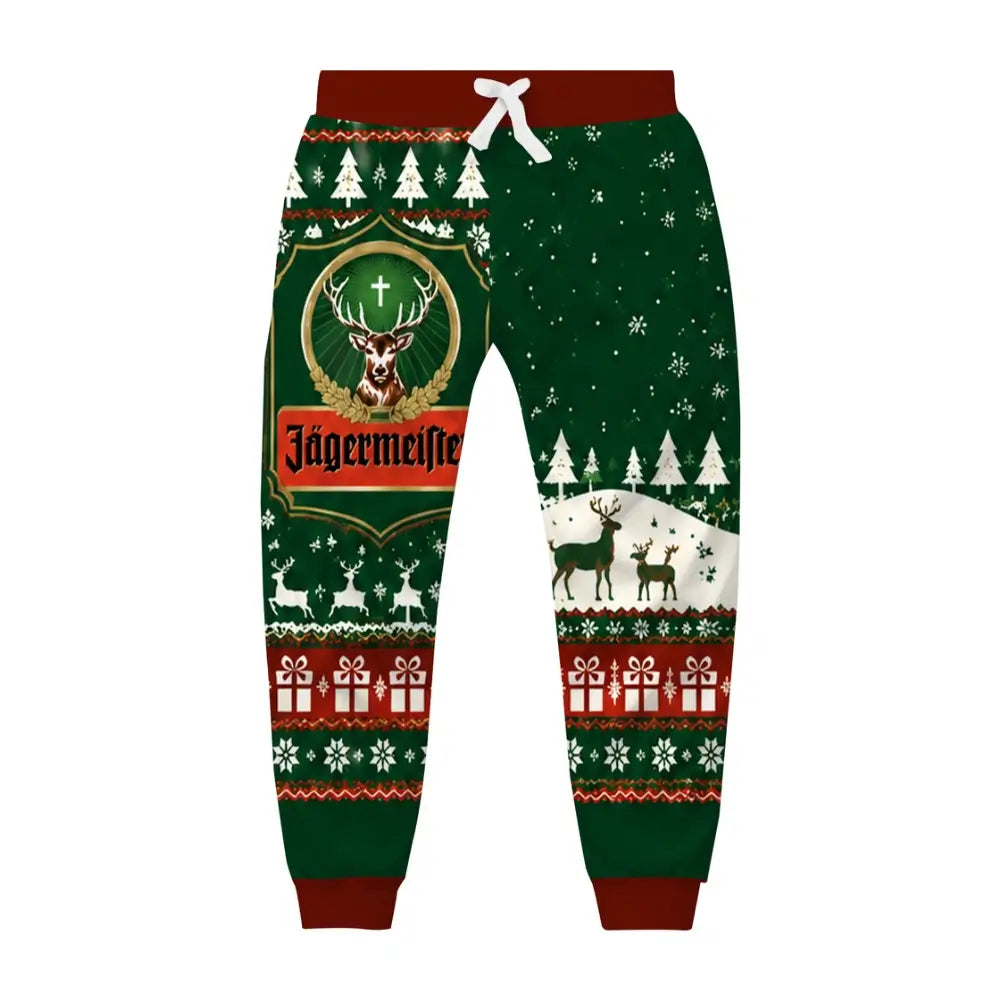 Green Spirit Ugly Quarter Zip Sweatshirt & Sweatpant Set