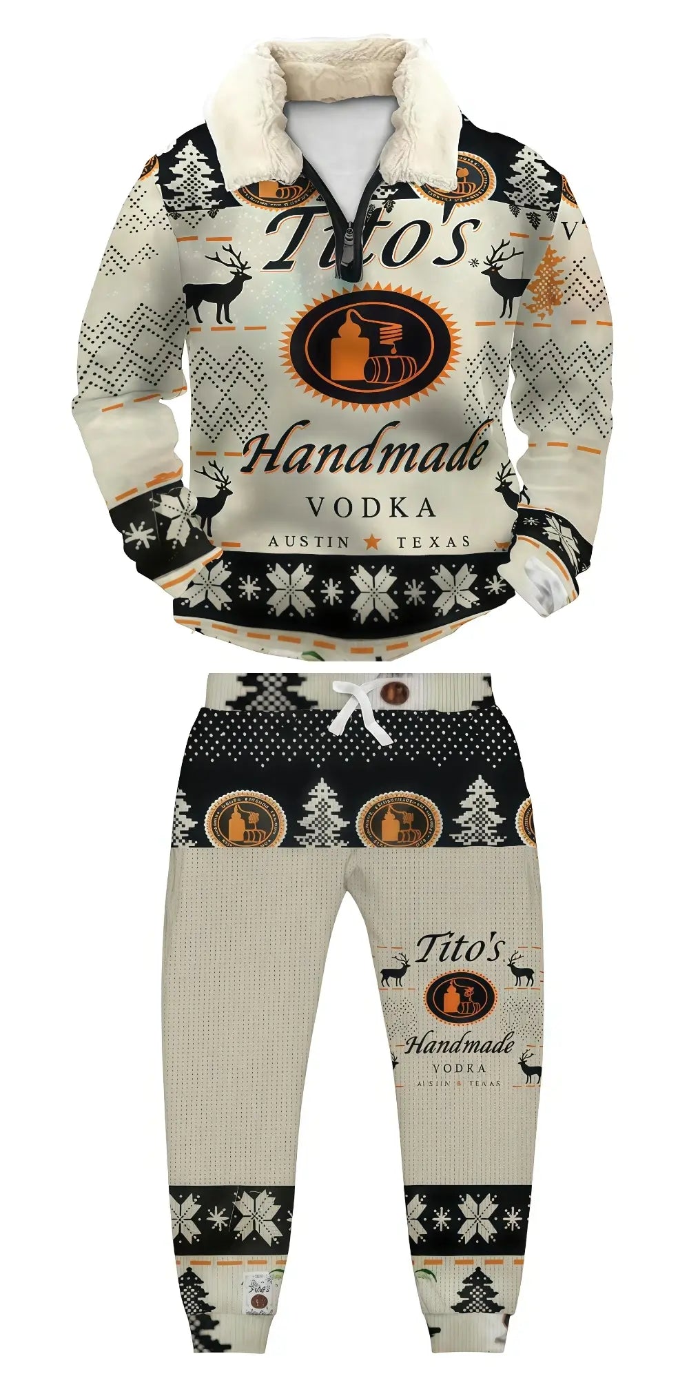 Heritage Ugly Quarter Zip Sweatshirt & Sweatpant Set