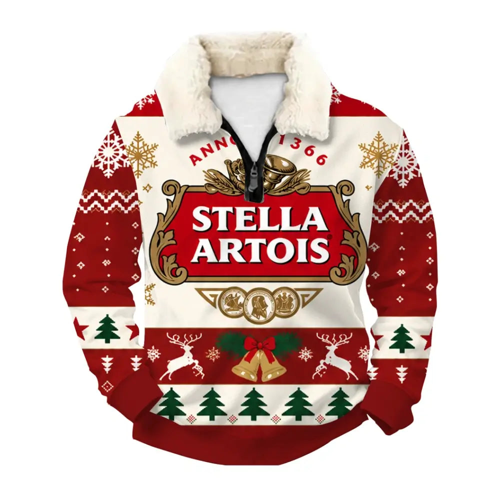 Holiday Brew Ugly Quarter Zip Sweatshirt & Sweatpant Set