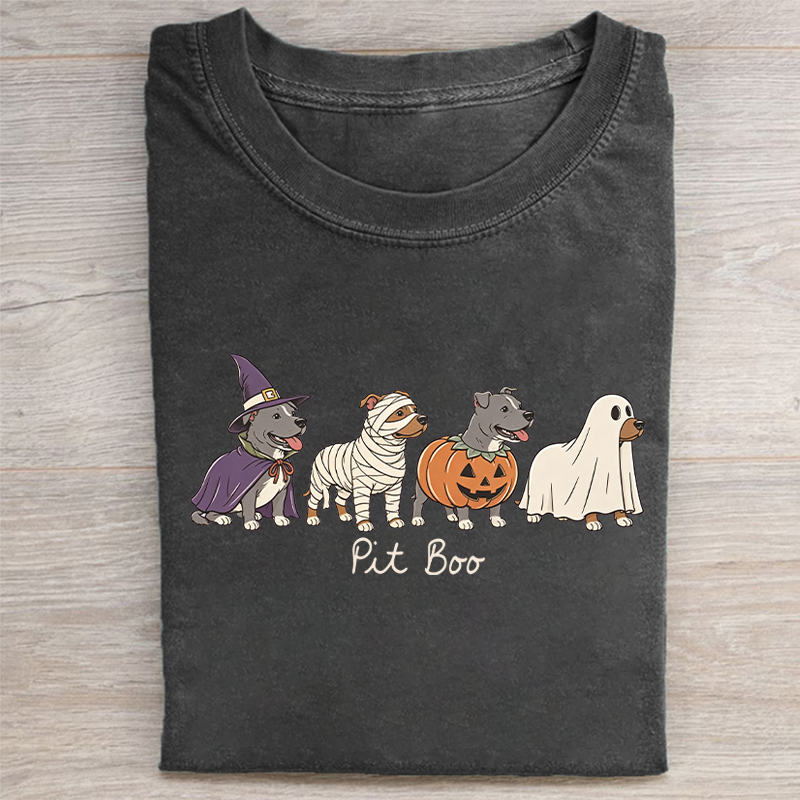 Halloween Pitbull T-shirt