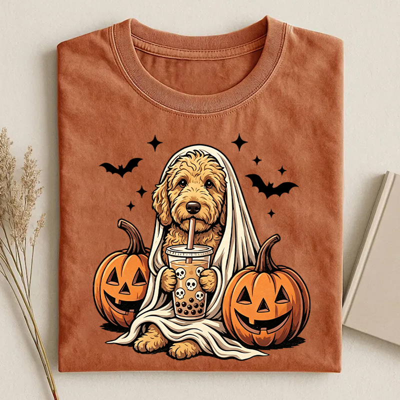 Goldendoodle Ghost & Boba T-shirt