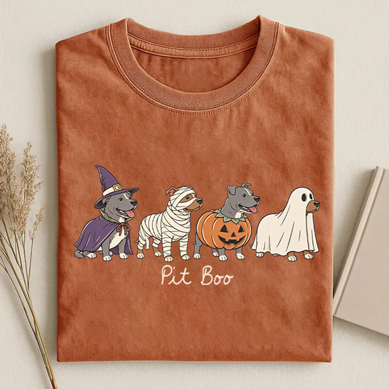 Halloween Pitbull T-shirt