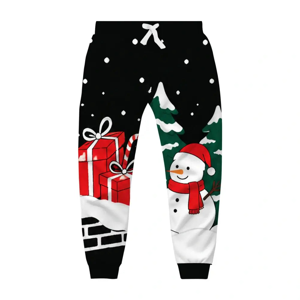 Midnight Santa Ugly Quarter Zip Sweatshirt & Sweatpant Set